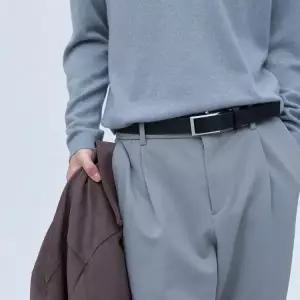 [롯데백화점]질스튜어트 [길이조절가능]블랙 버클장식 소가죽 자동벨트 JUBE6E252BK