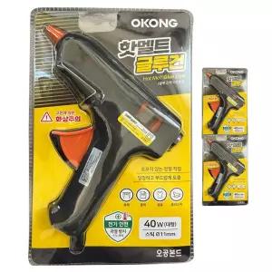 오공 핫멜트 글루건 대형 11mm 3개