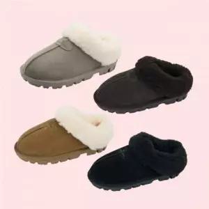 베어파우 비밀 BEARPAW ISOBEL 양털 뮬 슬리퍼 슬라이드 샌들 신발 womens 4종 택1 4514216