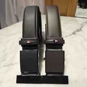 [레노마벨트] RQSBE1-201BKBW 천연소가죽 롱사이즈 자동벨트[폭3cm 길이130cm내외/최대43인치용]