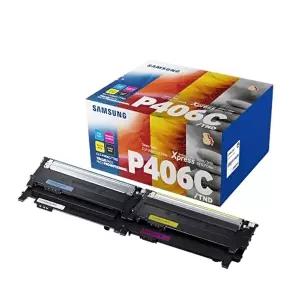 [삼성전자]삼성정품 컬러 레이저 프린터 토너 4색 패키지 (멀티) CLT-P406C/TND