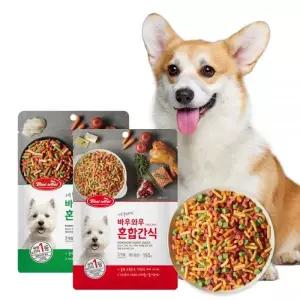 바우와우 애견 간식 노즈워크 훈련 칭찬 시그니처 혼합 150g 1개