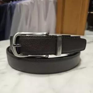 [레노마수동벨트] RQSBE1-305BK 소가죽100 롱사이즈 리버시블 [폭3cm 길이130cm내외 [최대43인치용]