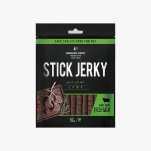 바우와우 강아지 간식 훈련 칭찬 양고기 스틱져키 90g 1개