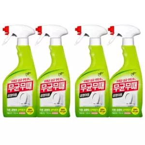 피죤 곰팡이 세정제 스프레이 무균무때 750ml X4개