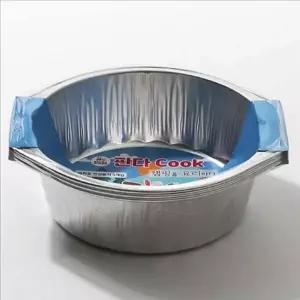 야외용 알루미늄 직화 냄비 원형 알루미늄 캠핑 냄비 라면 만능