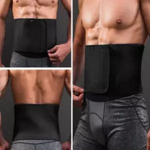 남성용 운동 허리 밴드 헬스 지지대 스포츠 복부 안정대