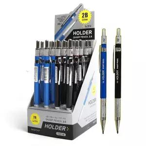 홀더 샤프 2.0mm 최고급 노크식 드로잉펜슬 20개세트