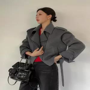 [다바걸][DB made] [블랙라벨]무벤라이더울핸드자켓