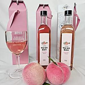 [상주갑돌이농원] 황이련농장 햇살담은황금초복숭아 500ml 3병