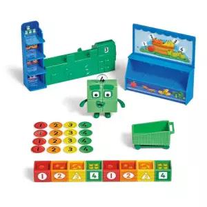 넘버블럭스 유아 기초 계산놀이 미니 마켓 수학학습 세트 유치원