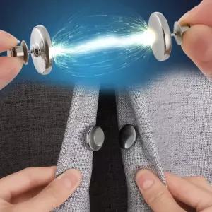 장만A758 커텐 고정용 자석홀더 버튼 2쌍 모기장 방충만 청바지 의류 단추 세아커머스