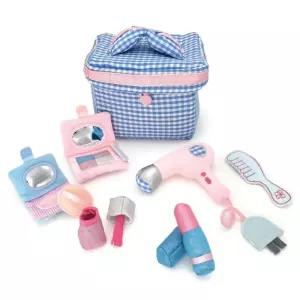 깜찍 패브릭 미용도구n가방 역할놀이세트 촉감발달 미적감각발달 미적감각놀이