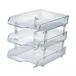 [에이치플러스몰]TBZ 카파)3단크리스탈서류받침(반투명 K20103)