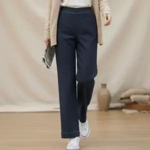 여성용 스판 슬림핏 데일리 데님 팬츠