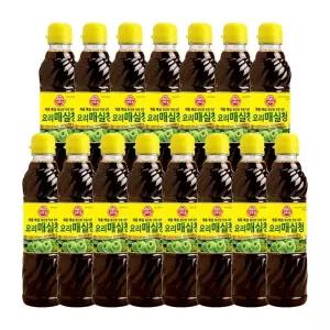 매실청 1.19KG 15개올리고당 물엿 매실 요리매 가정용매 조미료 소스