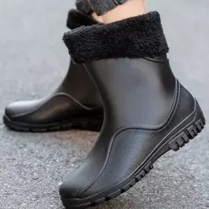 겨울 남자 데일리부츠 털안감 트로피칼 방한부츠 남성레인부츠 캐주얼부츠 겨울장화
