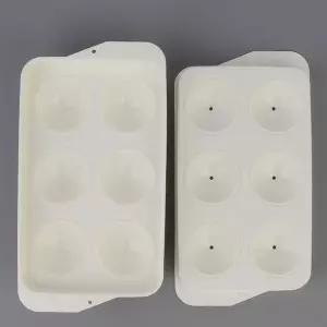 6구 아이스 원형 얼음 트레이 대형 하이볼 1개 칵테일