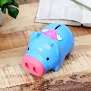 대 569MQF34 복 돼지 저금통 팬시 청색