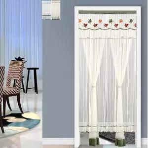 레이스 문가리개 커튼 방문 주방 가림막 120x210cm