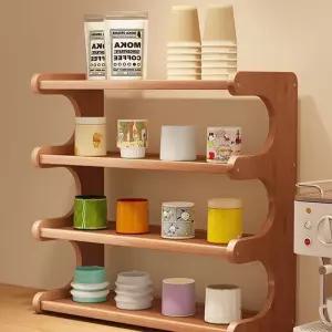 원목 3단 4단 선반 테이블 인테리어 공간 데스크