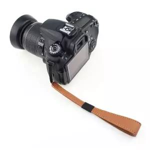 DSLR 카메라 가죽 손목 핸드 스트랩 미러리스 짐벌 니콘 호환