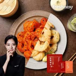 [박은영 셰프] 소비기한 임박 중화새우세트(중화새우5팩 + 칠리소스5팩 + 레몬크림소스2팩)
