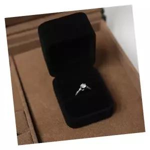 반지 보관 케이스 벨벳 소재 주얼리 정리 상자 프로포즈 웨딩 예물 귀걸이 보관