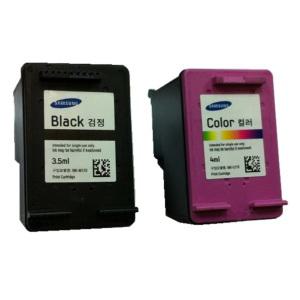 삼성 검정 INK-M170 칼라 INK-C170 재생잉크 카트리지 SCX-1360 SCX-1365 복합기 프린터 지원