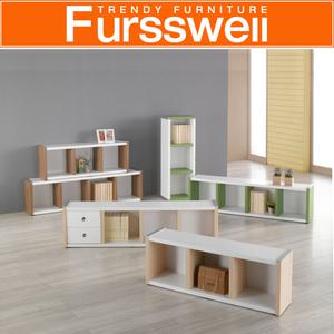 품질인증자재/ 퍼스웰 모서리둥근 1단책장1200 일반형(GA_011)