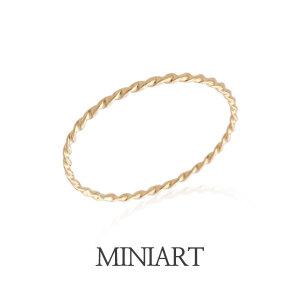 14K 정품 너클링 반지 레이어드링 여친선물 G686 LB69