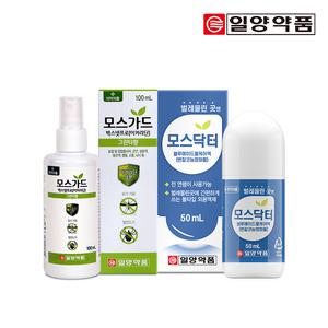 일양약품 모스닥터 모스가드 스프레이 택 / 모기 진드기기피제 벌레퇴치 소독