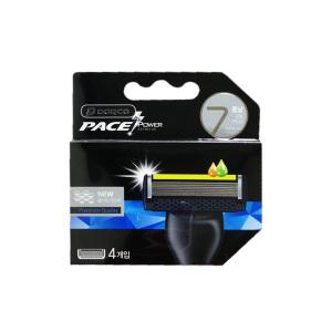 도루코 PACE 7 파워 페이스7 7중날 면도기 면도날 4입