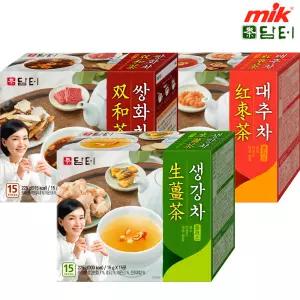 담터 생강 / 쌍화 / 대추차 플러스 15T 모음전 [율무차/천마차/아이스티]