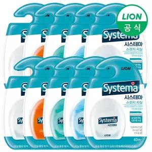 [LION]시스테마 스펀지 치실 40m X 10개