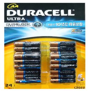 [CO(문구류)]듀라셀 울트라 알카라인 건전지 AA (1.5V) 20 PK