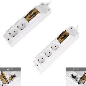 현대일렉트릭 고용량 멀티코드 2구 3구 누전 차단기 배선 차단기 에어컨 멀티탭