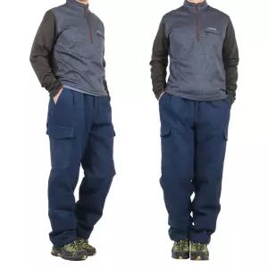 중년 남자 남성 겨울 방한 청솜바지 작업복 패딩 솜 건빵 누비 청바지