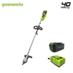 그린웍스 40V 프론트 마운트 충전 예초기 신형 벌초 제초 5.0Ah 배터리1팩 충전기포함