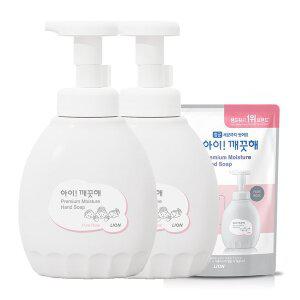 [아이깨끗해] 프리미엄 퓨어로즈 450ml용기 x 2개 + 400ml리필 x 1개