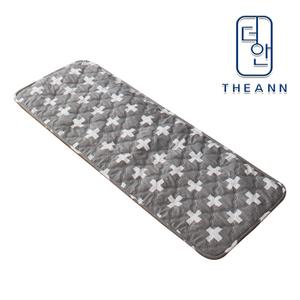 더안 양면 3인용전기방석 쇼파전기매트 크로스그레이 50x140cm