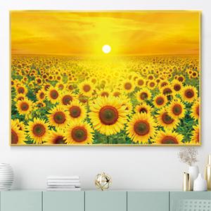 디데코 돈들어오는 황금 빛 해바라기 인테리어 그림 액자