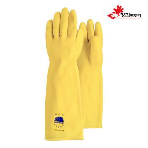 보생공업용 고무장갑 황 9호 10켤레 산업용 농업용 세차