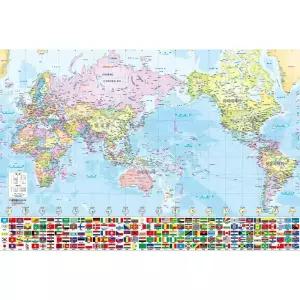 세계지도 100x68cm 만국기 세계 지도 하드코팅