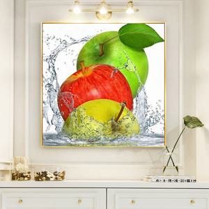 3종사과세트 패브릭원단형 보석십자수 DIY 큐빅 AB비즈 구슬 30x30cm