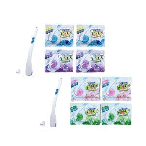 무료체험8개 이지드롭 변기크리너 세트(104회분/2년치/레몬+라벤더+허브+화이트머스크)