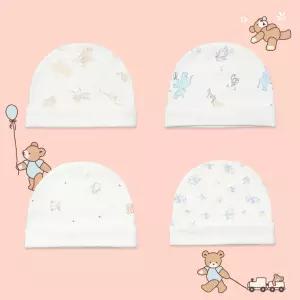 * 아기용품 무형광 항균원단 순면 양면 모자 손싸개 발싸개 국내생산 5+1