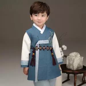 [보리보리/더예한복]QT191-찬솔매화 남아한복 아동한복