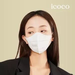 아이코코 KF94 마스크 50매 (대형/중형) (화이트/블랙)