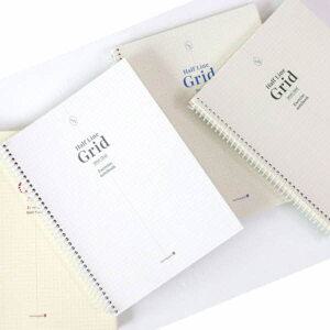 모닝글로리 3500 반반 그리드연습장 5mm 방안 모눈노트 방안연습장